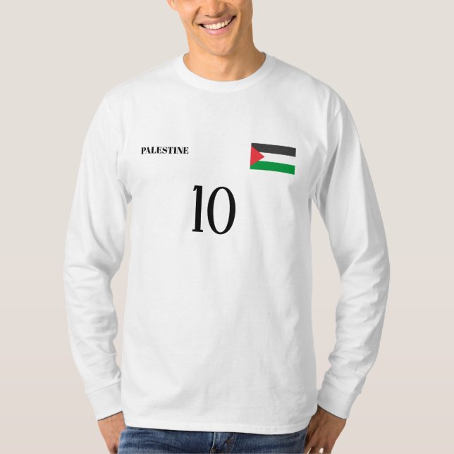 Domare för Palestinas nationella fotbollslag T Shirt (Framsida)