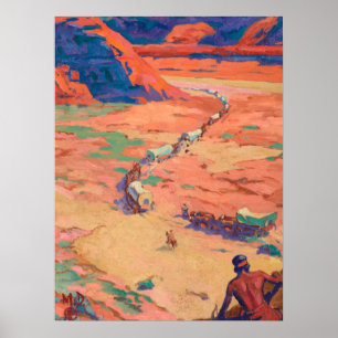 Domare från Maynard Dixon Poster
