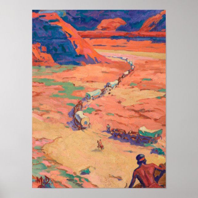 Domare från Maynard Dixon Poster (Framsidan)