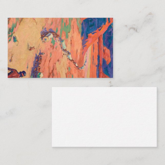 Domare från Maynard Dixon Visitkort (Fram/baksida)