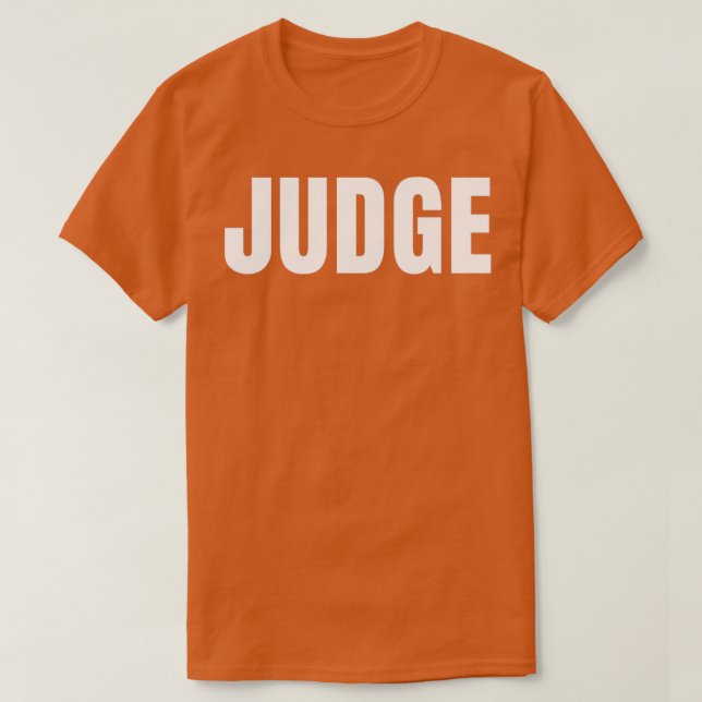 Domare Funny Job Title Profement Birthday Gift Ide T Shirt (Design framsida)