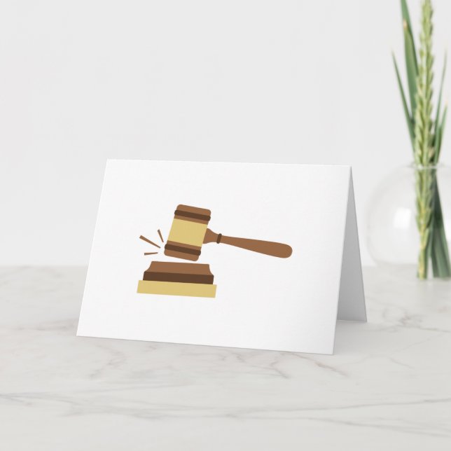 Domare Gavel Kort (Framsida)