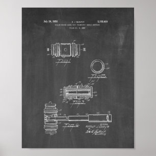 Domare Gavelpatent - svart tavla Poster
