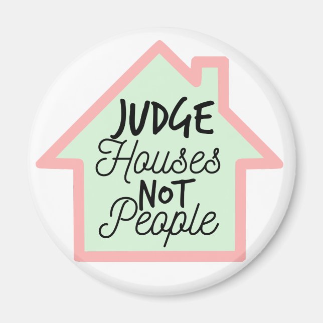 Domare Houses Not People Magnet (Framsidan)