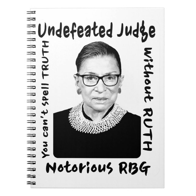 Domare i RBG utan nederlag Anteckningsbok (Framsidan)