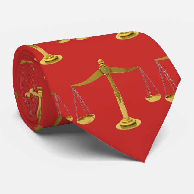 Domare Lawyer Necktie, domare i domstolen för juri Slips (Rullad)