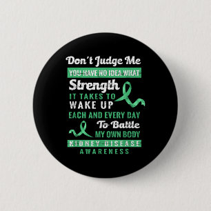 Domare mig Kidney Disease Awareness Support Knapp