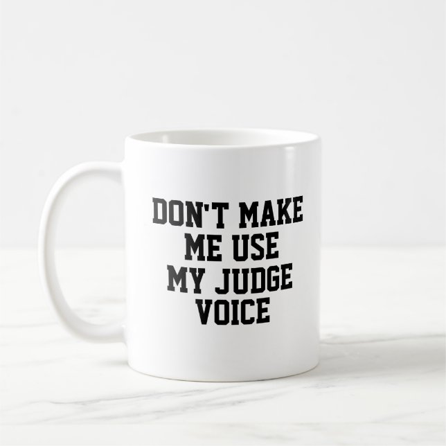 Domare Personlig Coffee Mugg (Vänster)