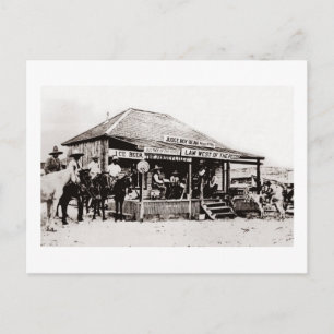 Domare Roy Bean Law Väster of the Pecos Vykort