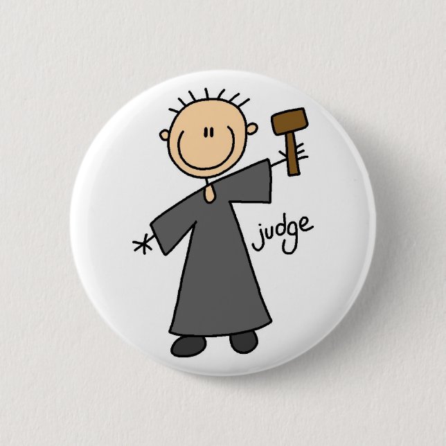 Domare Stickfigur knapp (Framsida)