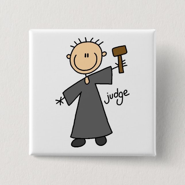 Domare Stickfigur Knapp (Framsida)