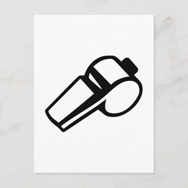 Domare Tränare Vissla Vykort (Framsida)