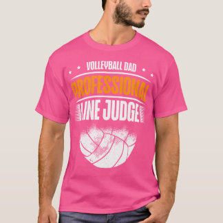 Domare vid volleyball Pappa Professionell Line Fun T Shirt