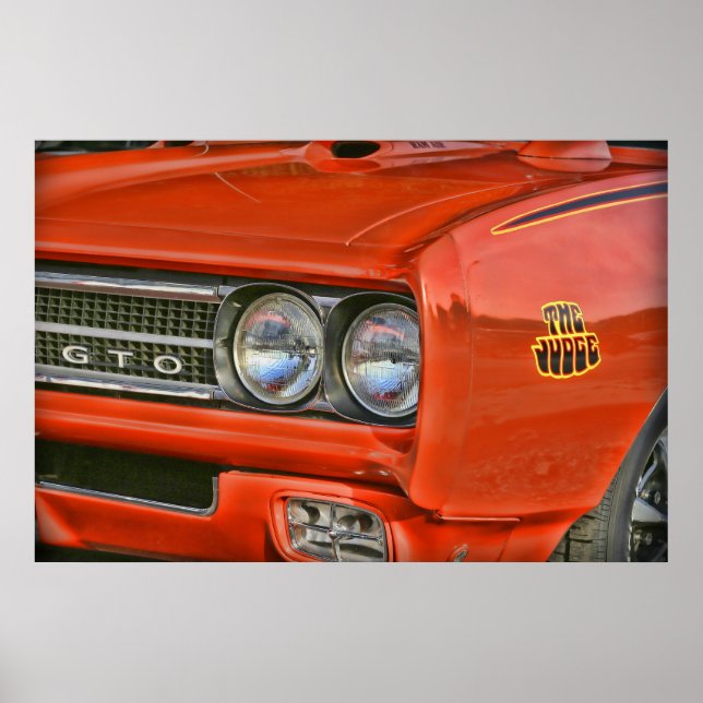 Domaren 1969 Pontiac GTO Poster (Framsidan)