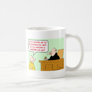 domaren bestämmer advokatkooperativet kaffemugg