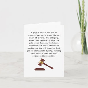 Domarens uppskattning kort