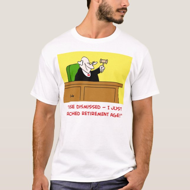 domarepensionsålder t-shirt (Framsida)