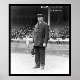 DomareräkningKlem baseball 1914 Poster