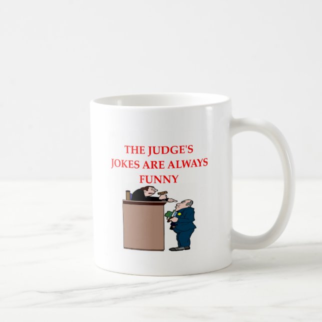 domareskämt kaffemugg (Höger)