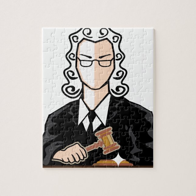 Domarevektorimage Pussel (Vertikal)