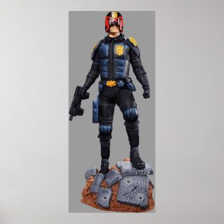 domarhjälten i den bedrövliga tecknaden poster