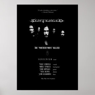 Dömd "De nordligaste mördarna" Poster
