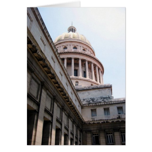 dome capitolio habana hälsningskort (Framsidan)