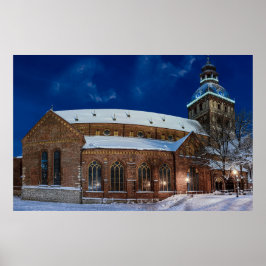 Dome cathedral on Dome square i Riga, Lettland Poster