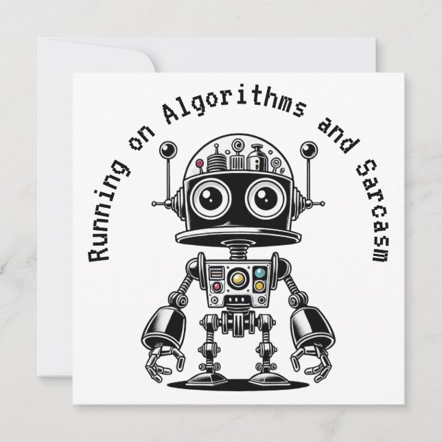 Dome Head Robot - Körs på Algorithms & Sarcasm (Framsida)