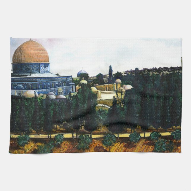 Dome of the Sten, Jerusalem Kökshandduk (Horisontell)