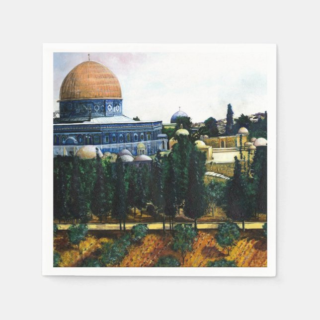 Dome of the Sten, Jerusalem Pappersservett (Framsidan)
