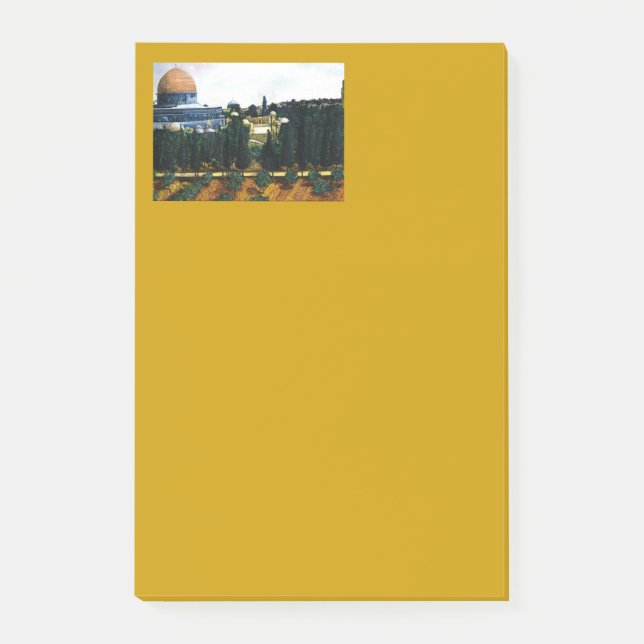 Dome of the Sten, Jerusalem Post-it Block (Framsida)