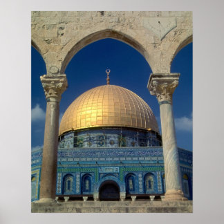"Dome of the sten, Jerusalem" stor poster