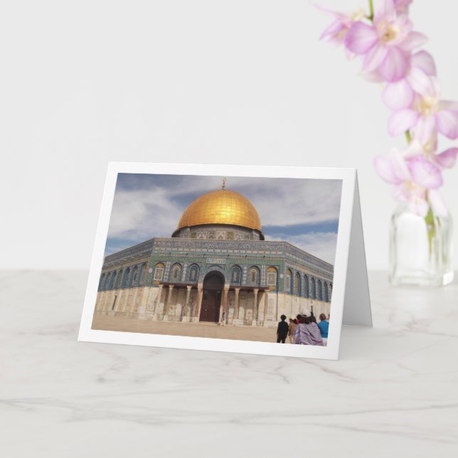 Dome of the Sten, Temple Mount, Jerusalem Kort (Orkide)