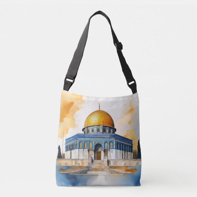 Dome of the Sten Watercolor Art Shoulder Bag Axelväska (Framsida)
