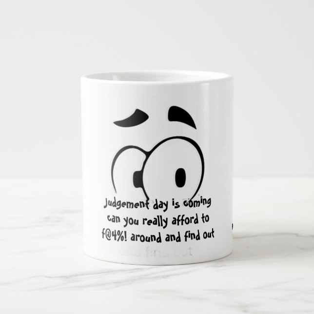 Domedagen närmar sig  jumbo mugg (Framsidan)