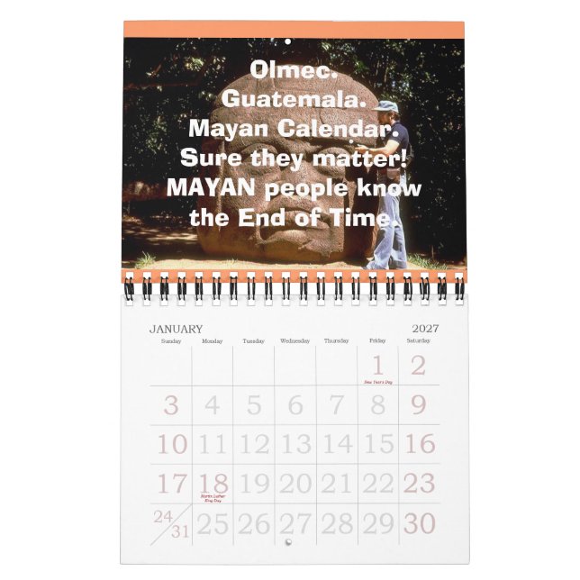 Domedagkalender 2012 kalender (Jan 2027)