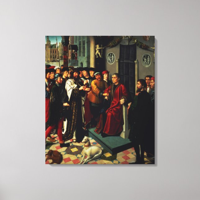 Domen i Cambyses, 1498 Canvastryck (Framsida)
