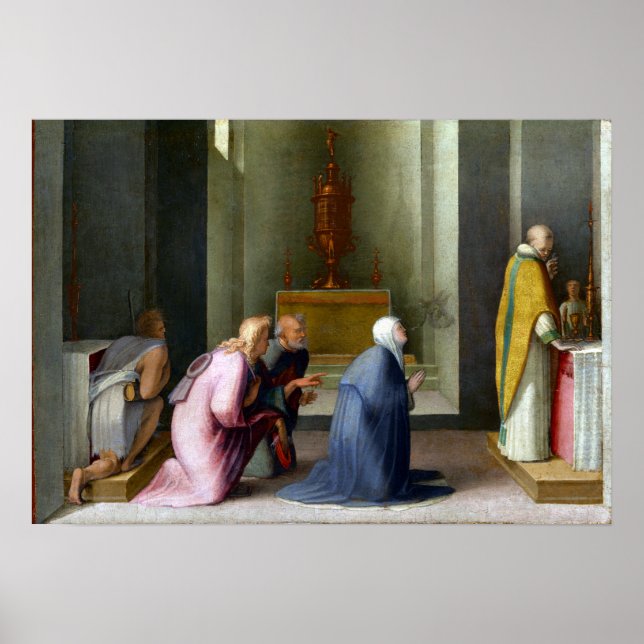 Domenico Beccafumi, Miraculous Communion Poster (Framsidan)
