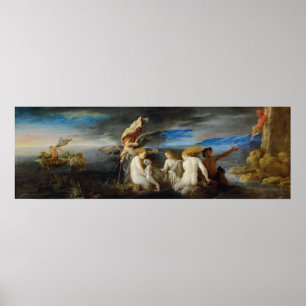 Domenico Fetti Hero Mourning, Dead Leander Poster