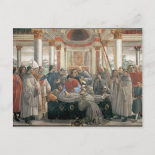 Domenico Ghirlandaio: Den helige Francis död Vykort