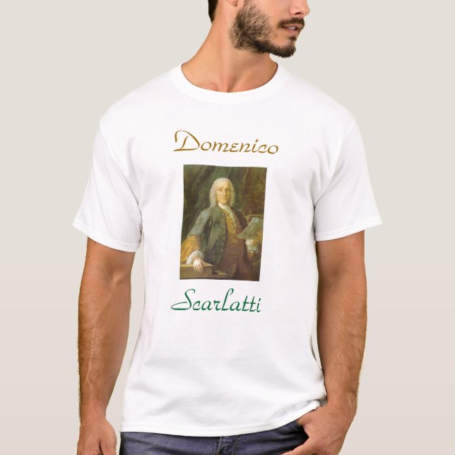 DOMENICO SCARLATTI T SHIRT (Framsida)