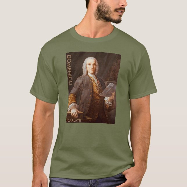 Domenico Scarlatti  T Shirt (Framsida)