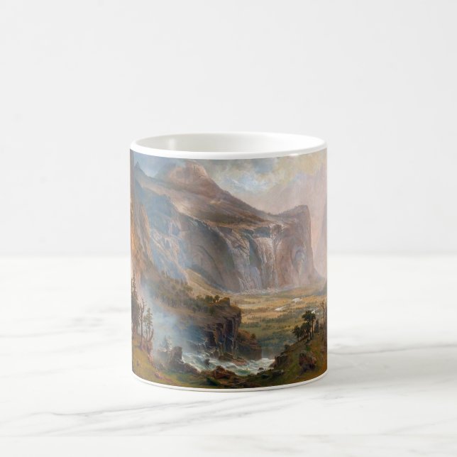 Domerna i Yosemite av Albert Bierstadt  Kaffemugg (Center)