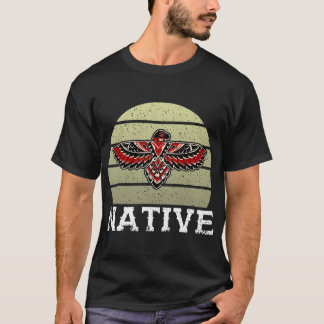 Domestic American Amerindian teckning redtail-plan T Shirt