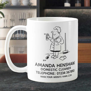 Domestic Cleaner Promotional Coffee Mugg