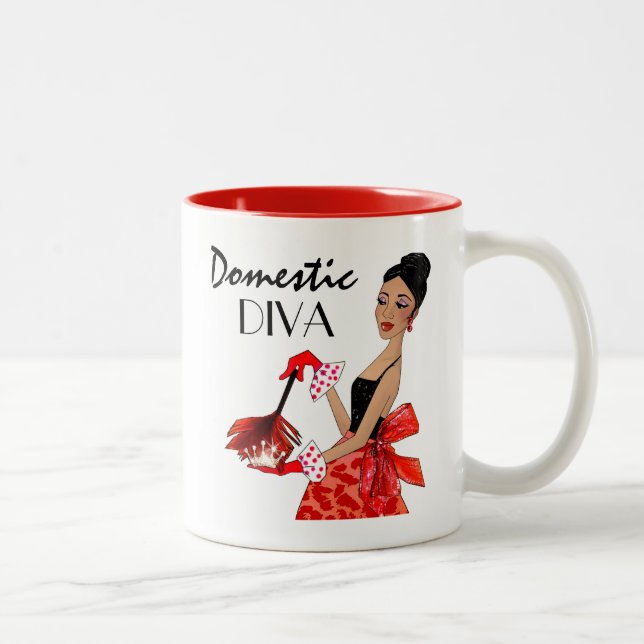 Domestic Diva Mugg / African American Diva (Höger)