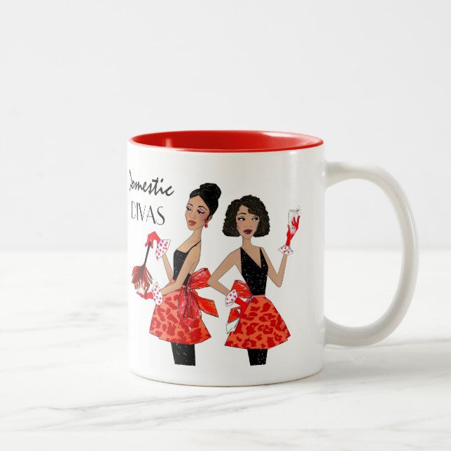 Domestic Divas Mugg / African American Divas (Höger)