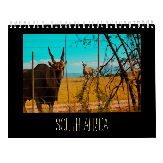 Domestic för Vilden  för South Afrika ZA Animals Kalender (Baksida)
