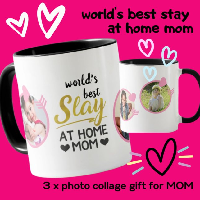 Domestic Gangsta FUNNY MAMMA Quote PHOTO Gift Mugg (Skapare uppladdad)